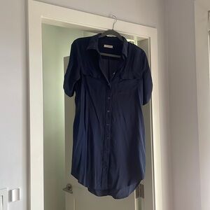 Equipment silk shirt dress